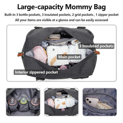 GITIBAB changing pad with soft padding protects the baby during changes