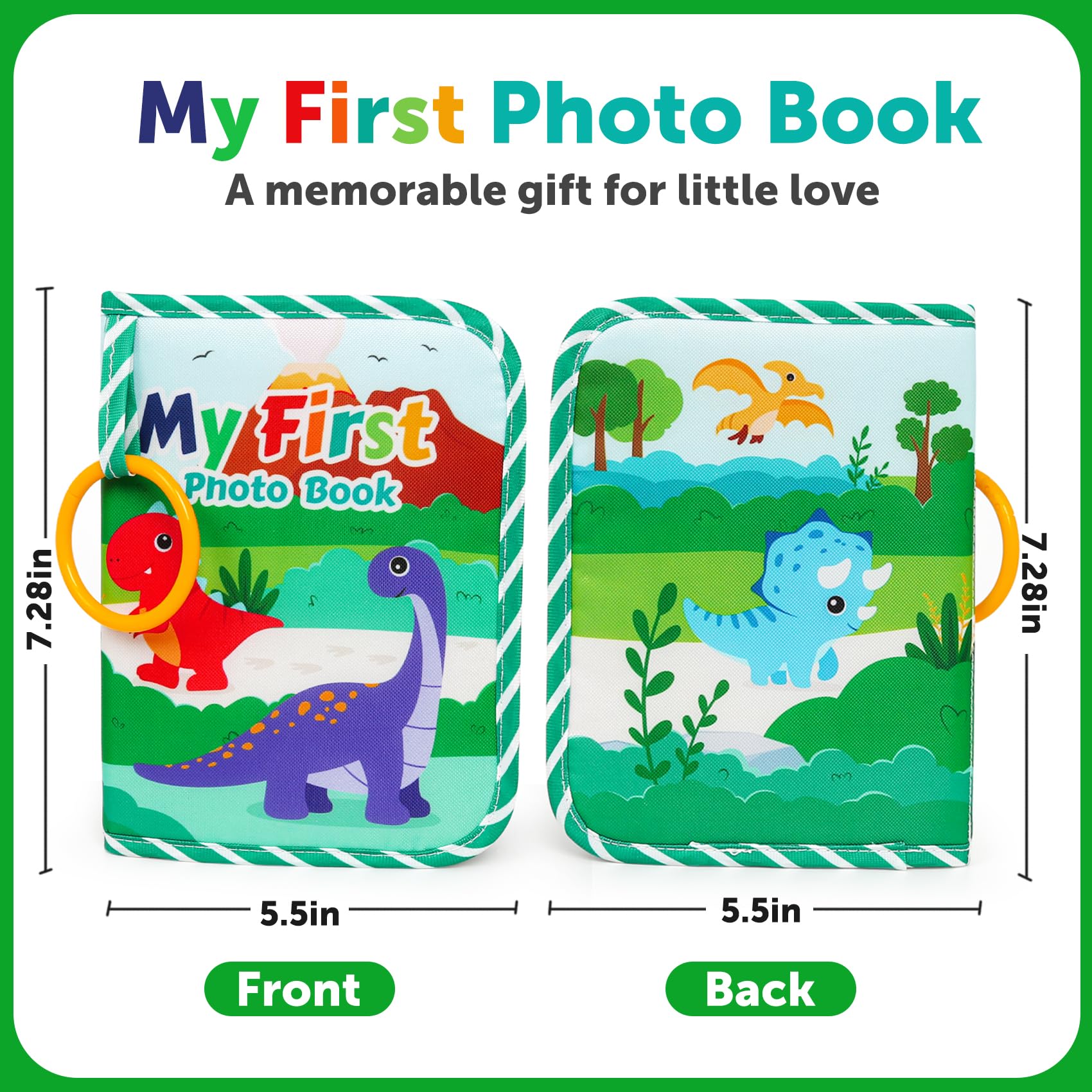 GKDOMS baby photo album gift-ready packaging for new families