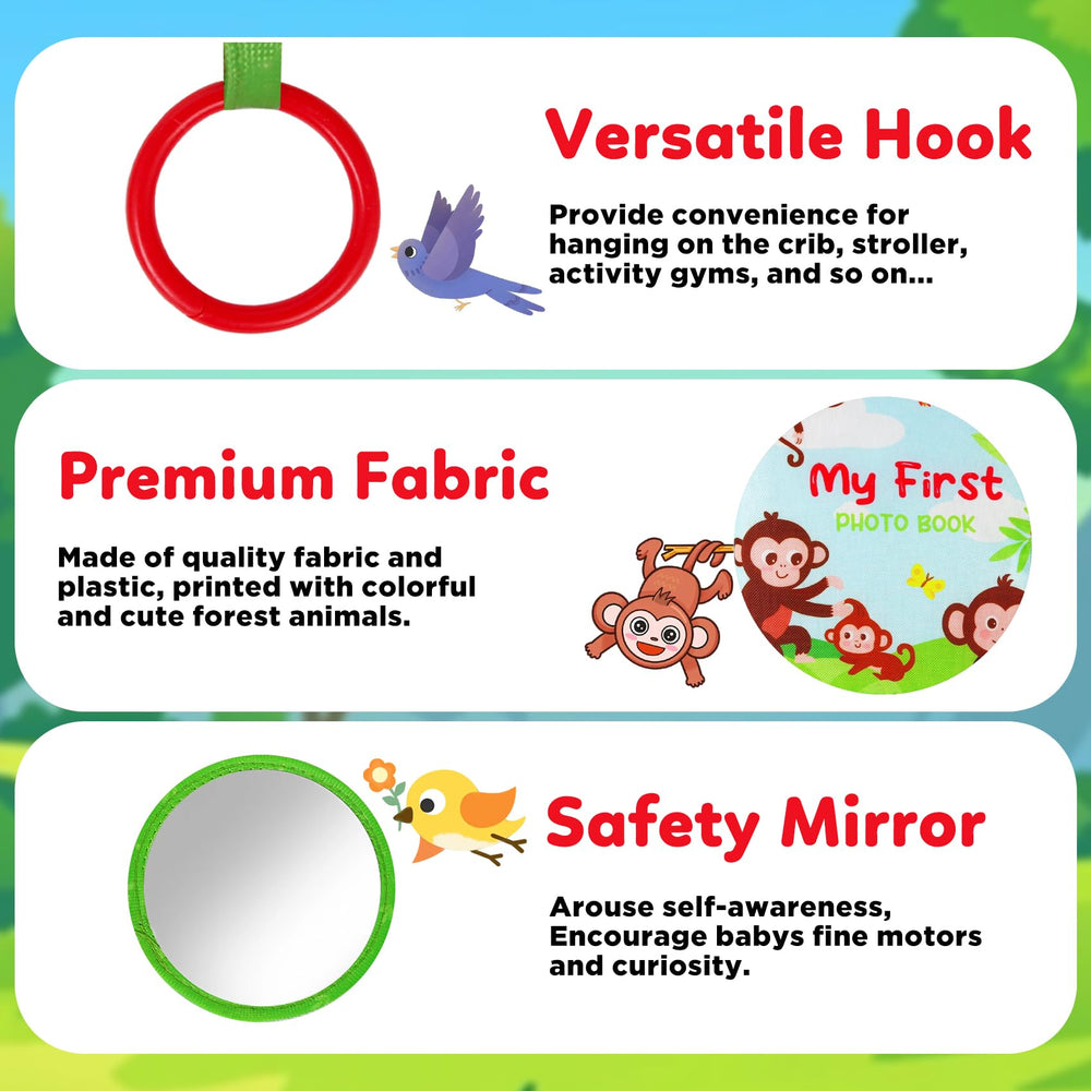 GKDOMS hangable-stroller-strap enables easy display during outings.