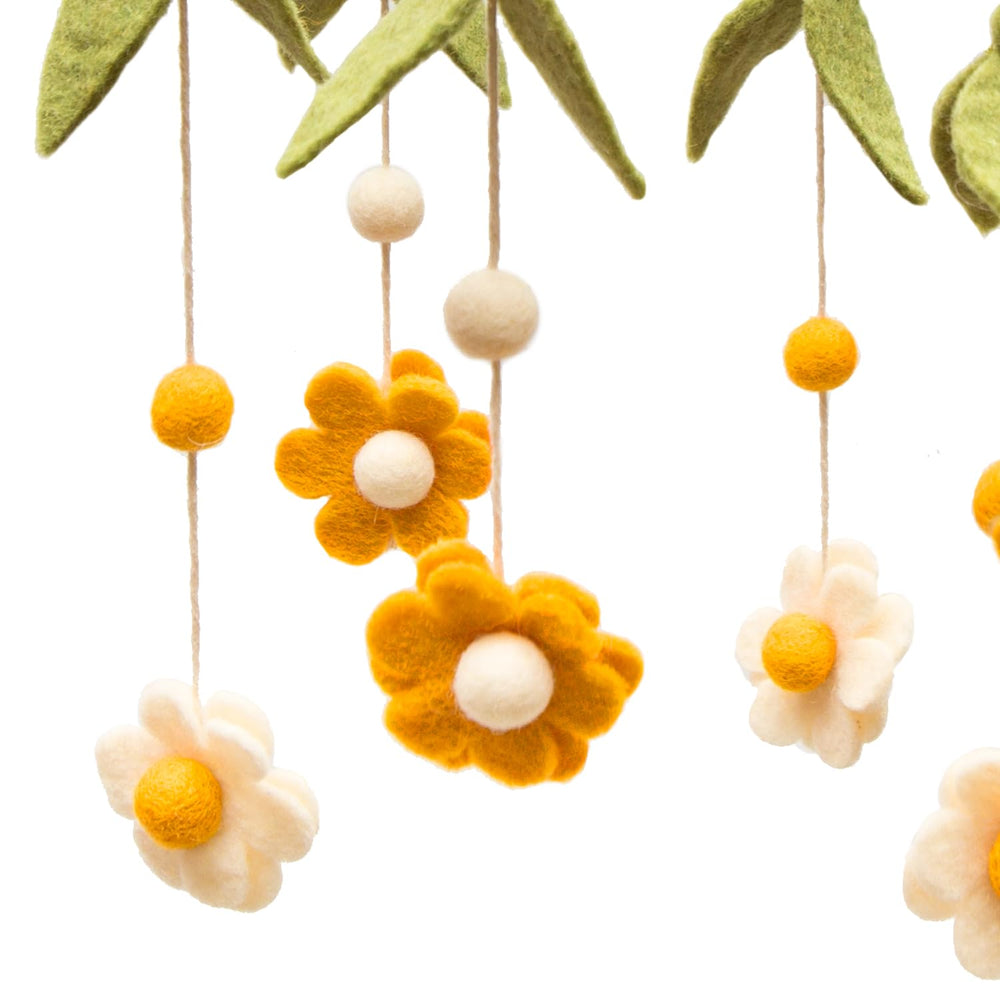 Glaciart One floral mobile makes a thoughtful baby shower gift.