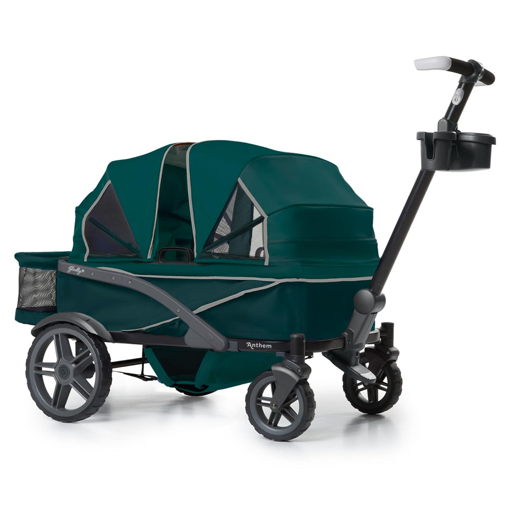 Gladly Family Anthem4 Quad Wagon front view for all-terrain transport.