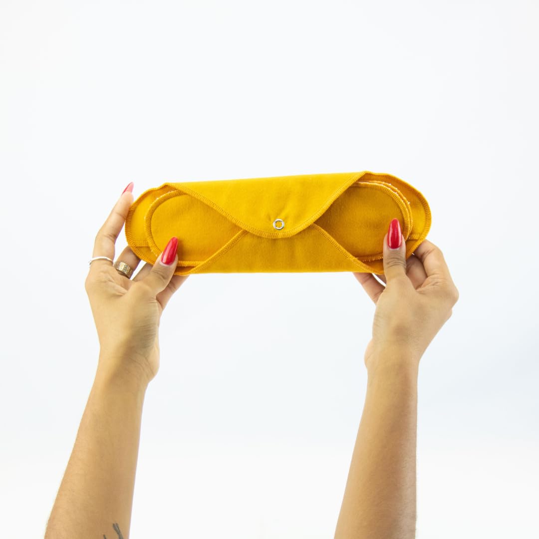 GladRags reusable cotton day pad, 11 inches long, for reliable coverage