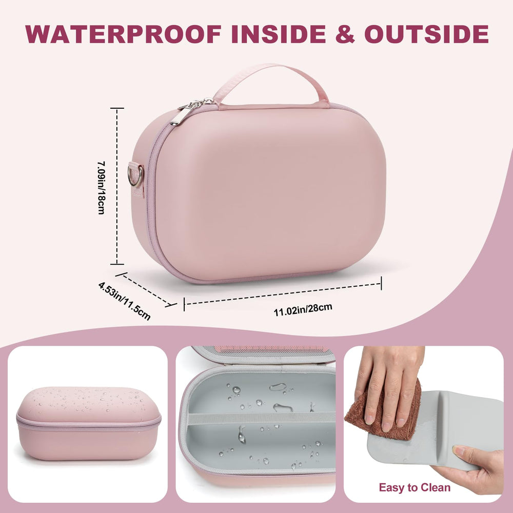 Glamgen bag spacious capacity carries pump, flanges, bottles, and accessories.