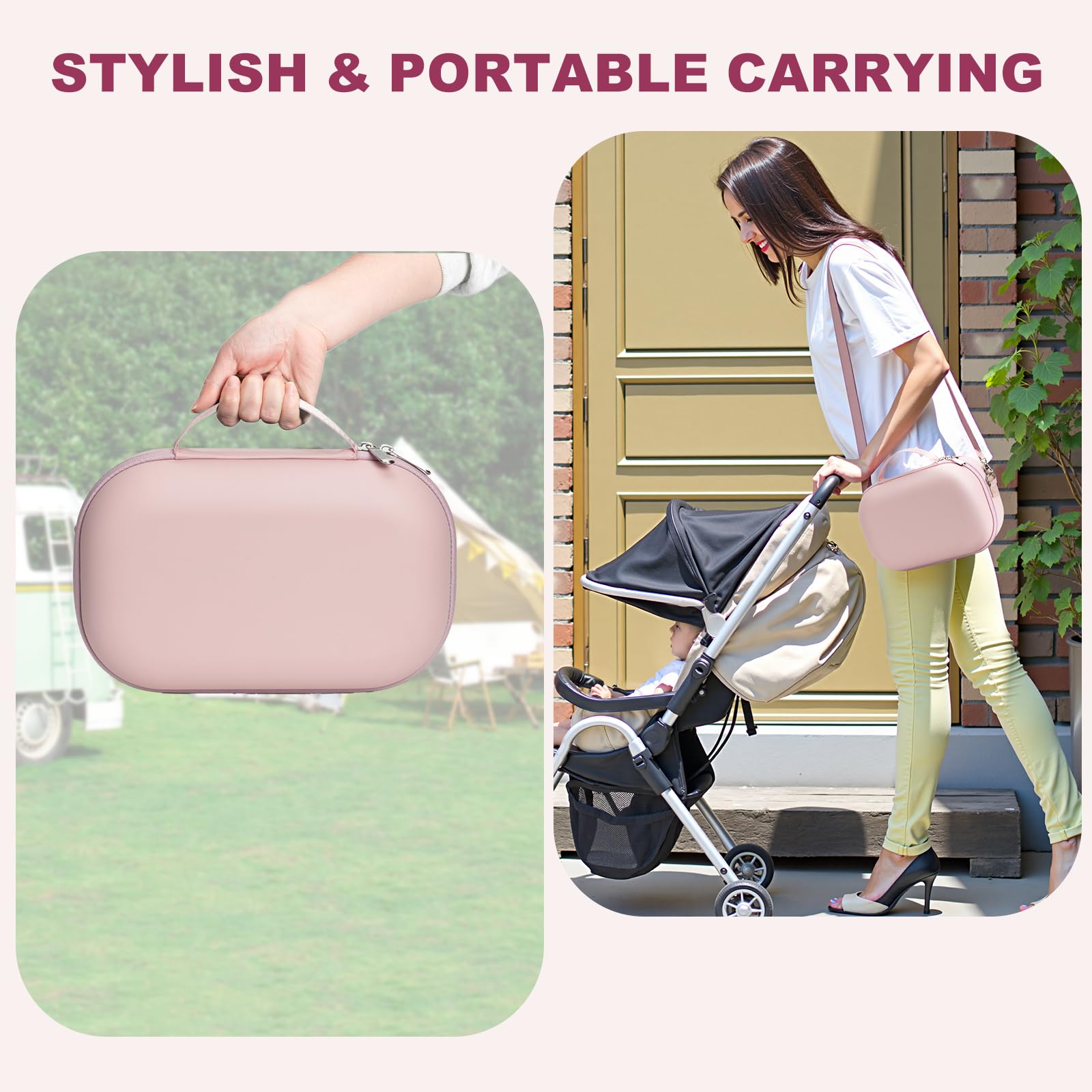 Glamgen bag ideal for commuting and trips with hands-free pumping.