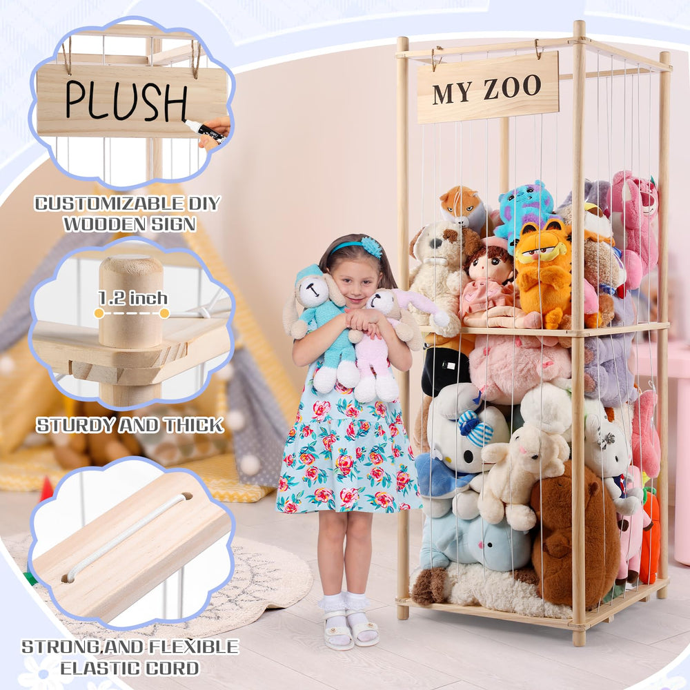 GLDZI quick-assembly wooden shelf simplifies setup and keeps rooms tidy.