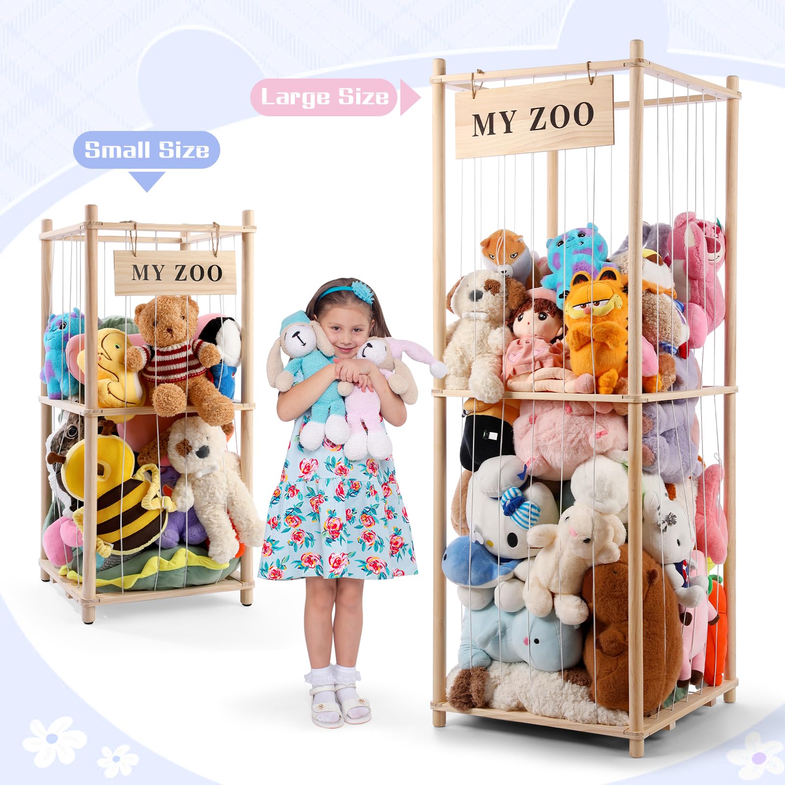 GLDZI sturdy design supports kids’ use and prevents tipping.