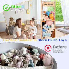 GLDZI space-saving multi-tier rack ideal for playrooms, nurseries, bedrooms.
