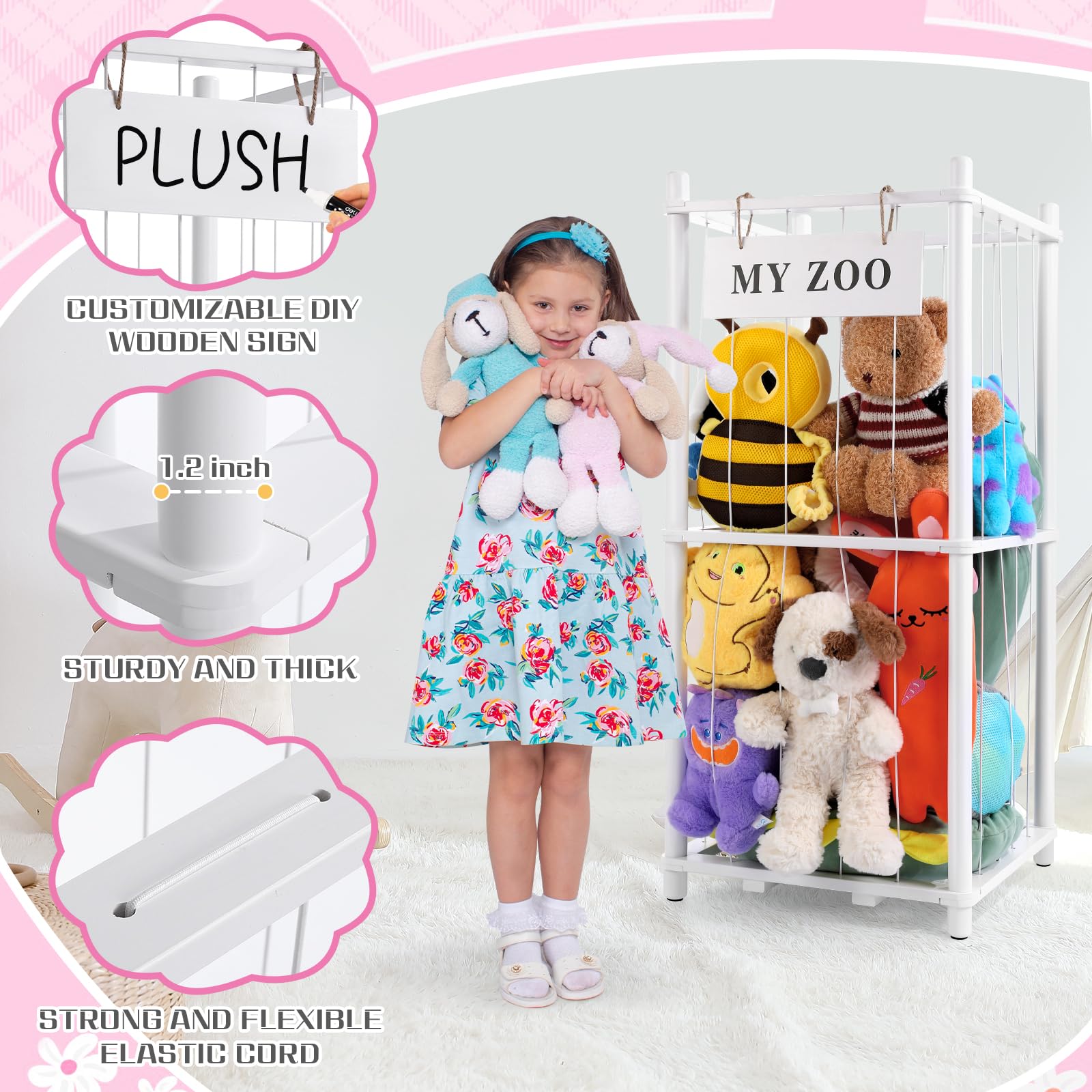 GLDZI space-saving storage solution keeps play areas tidy and inviting
