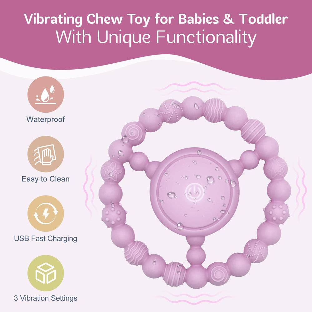GLEEHAPY USB-rechargeable chew toy with easy charging for home and travel