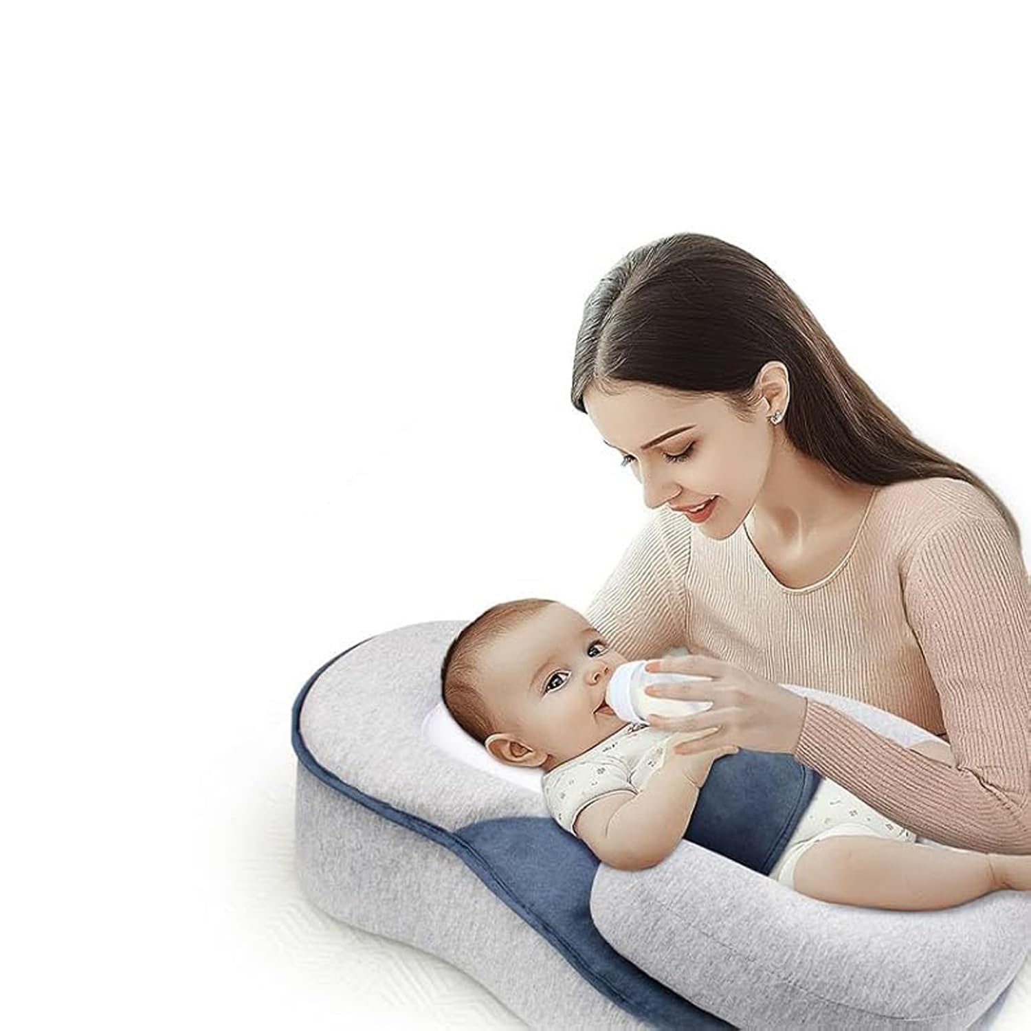 Glemall Nursing Pillow features skin-friendly fabrics that soothe sensitive skin and reduce irritation.