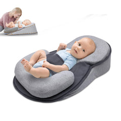 Glemall Nursing Pillow tilt angle supports comfortable bottle feeding and versatile newborn positioning.