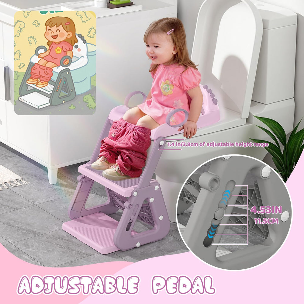 Gliizee Mall adjustable-height footrest fits growing toddlers for a secure stance