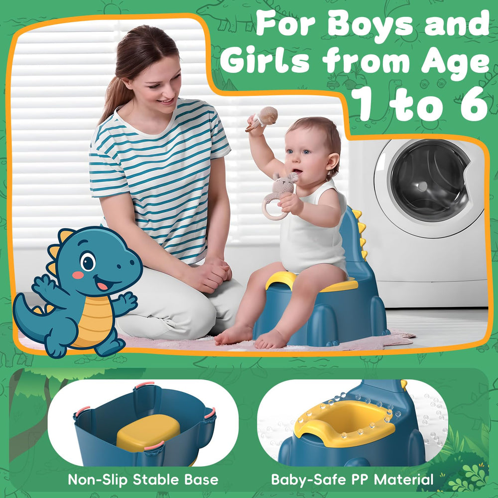 Gliizee Mall blue toddler toilet chair for ages 1-3