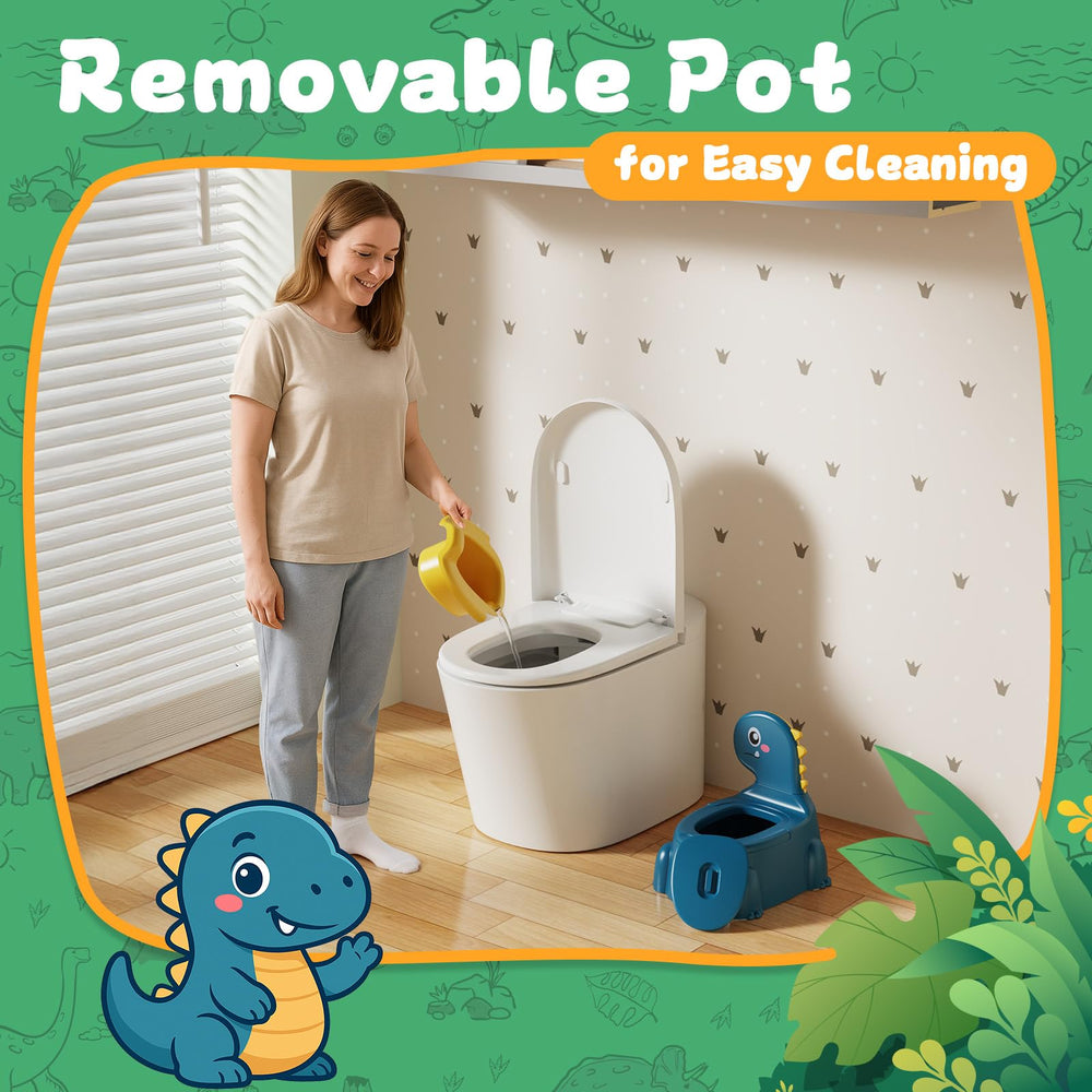 Gliizee Mall easy-clean potty with removable bowl and bags