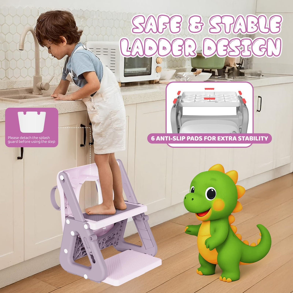 Gliizee Mall foldable potty trainer is easy to store and travel-ready