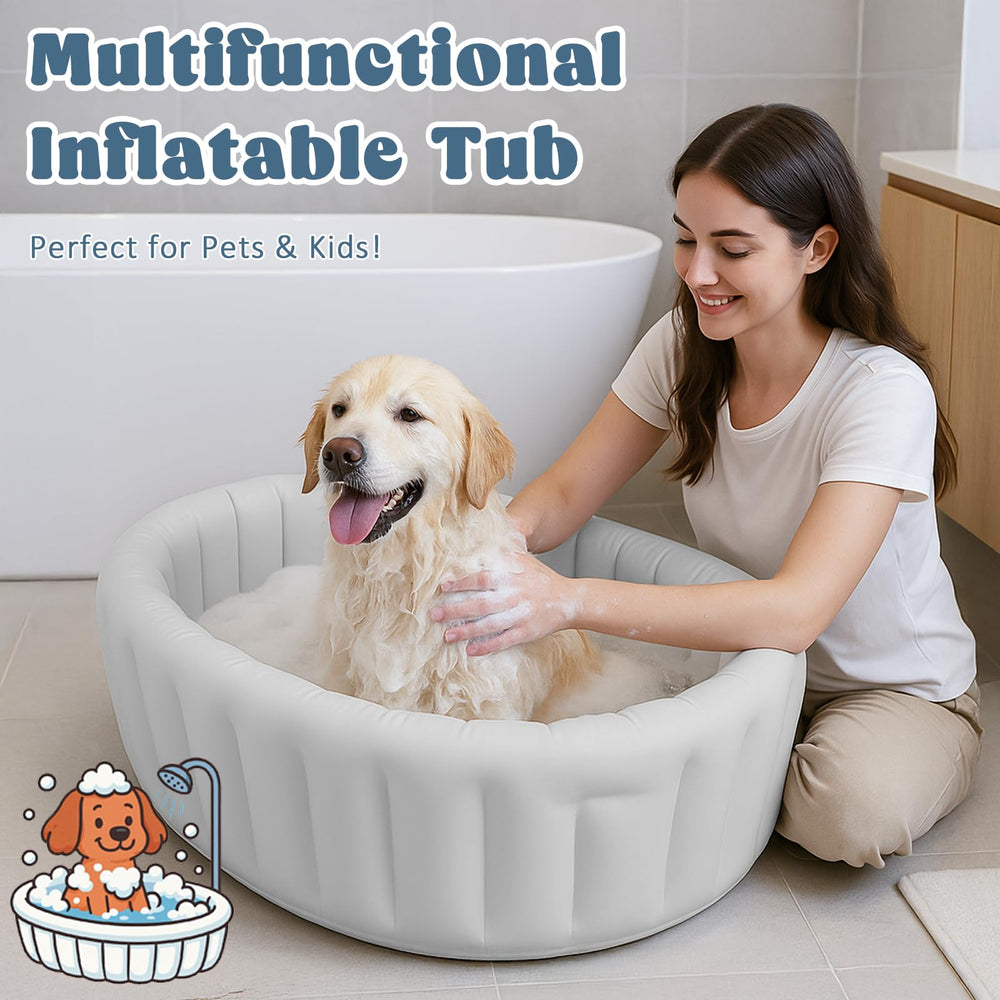 Gliizee Mall easy-inflate-easy-deflate setup for fast baths
