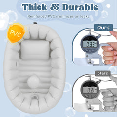 Gliizee Mall non-slip base keeps baby steady on wet surfaces
