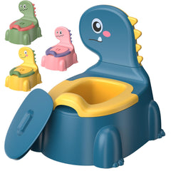 Gliizee Mall dinosaur seat potty training toilet in blue for confident home use