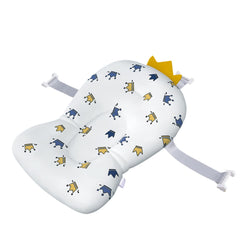 Gliswaieuznd baby bath cushion white crown provides gentle support during bathtime