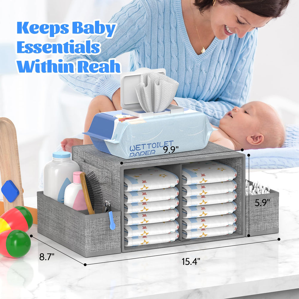 GLISWAM bedside cart with metal frame and wooden panel for a sturdy nursery companion.