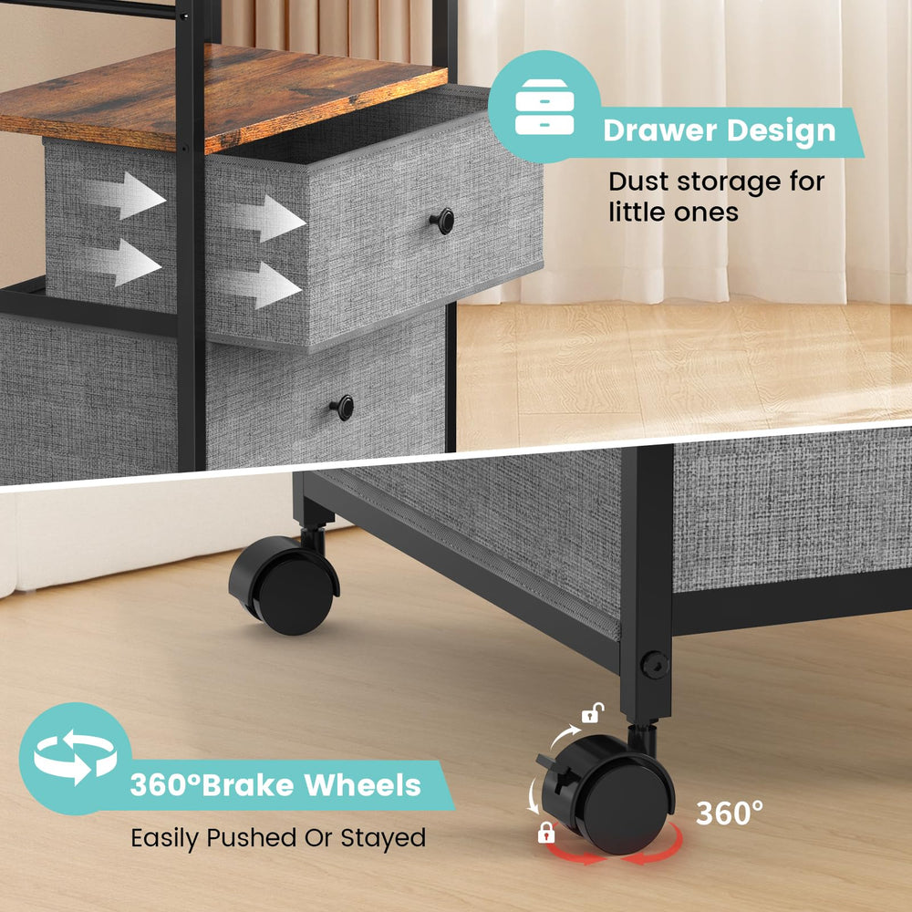 GLISWAM compact storage design fits in small nurseries