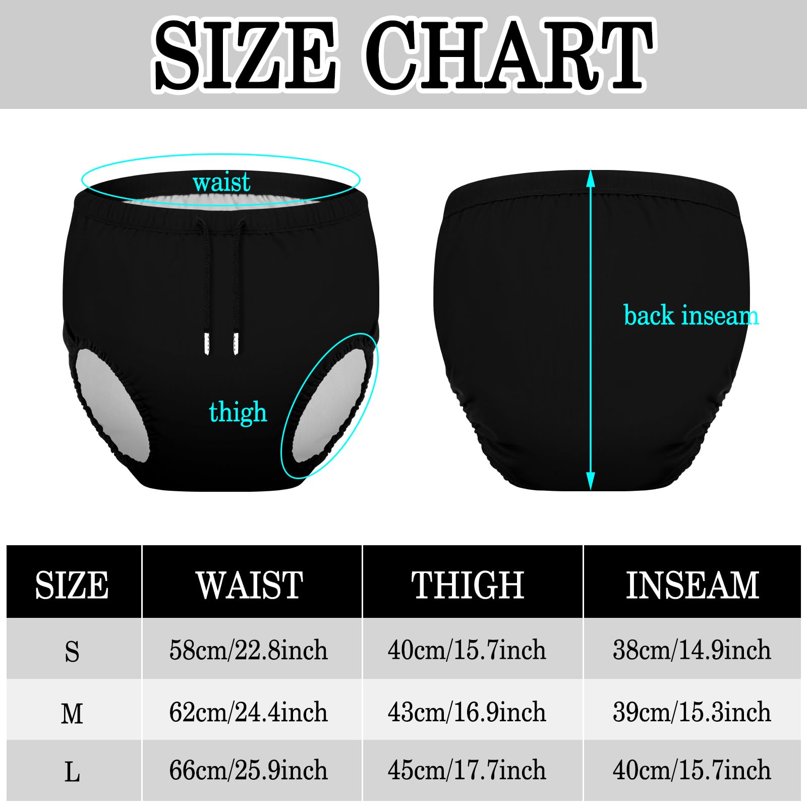 Glitopper adult swim diapers unisex fit reflects versatile use for everyday water fun.