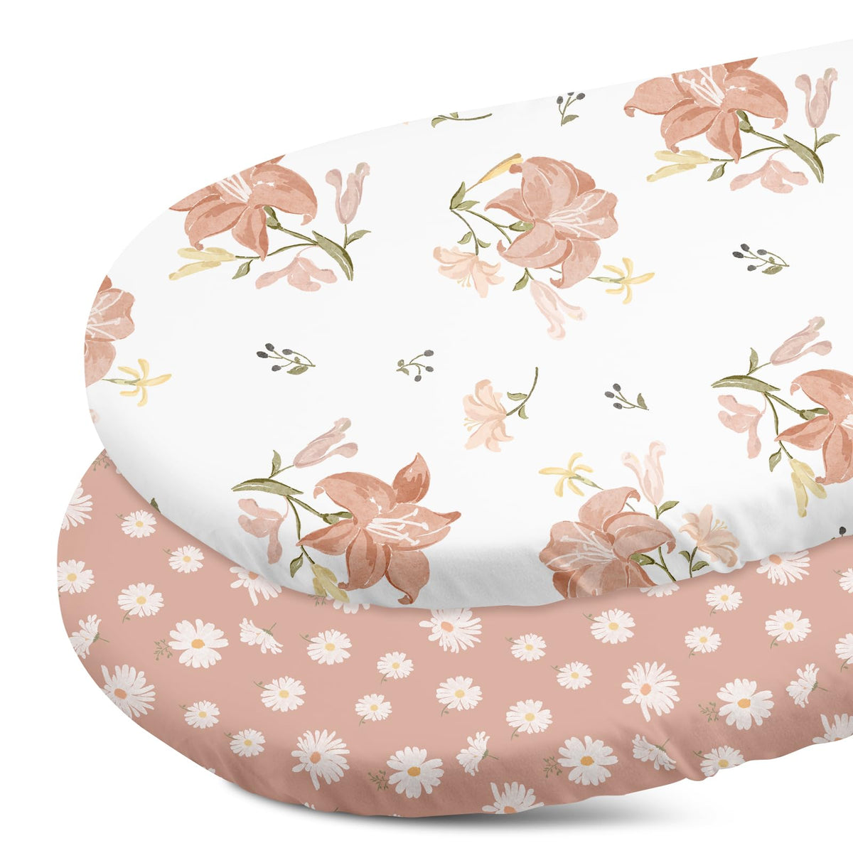 GLLQUEN BABY bassinet sheet in soft-breathable fabric for gentle nights