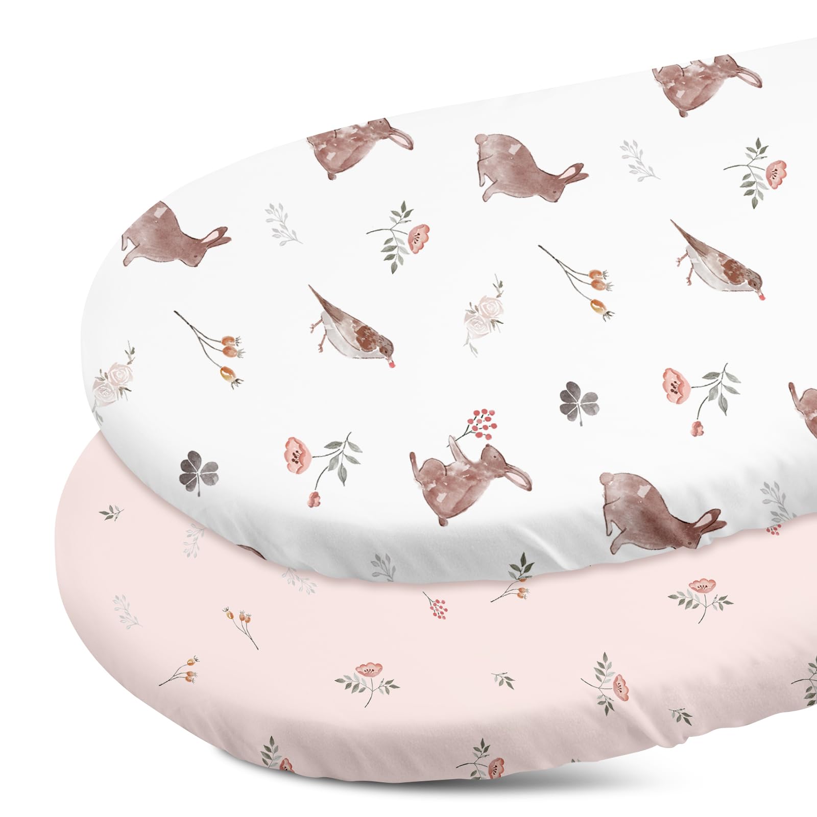 GLLQUEN BABY bassinet sheets in soft fabric for gentle sleep