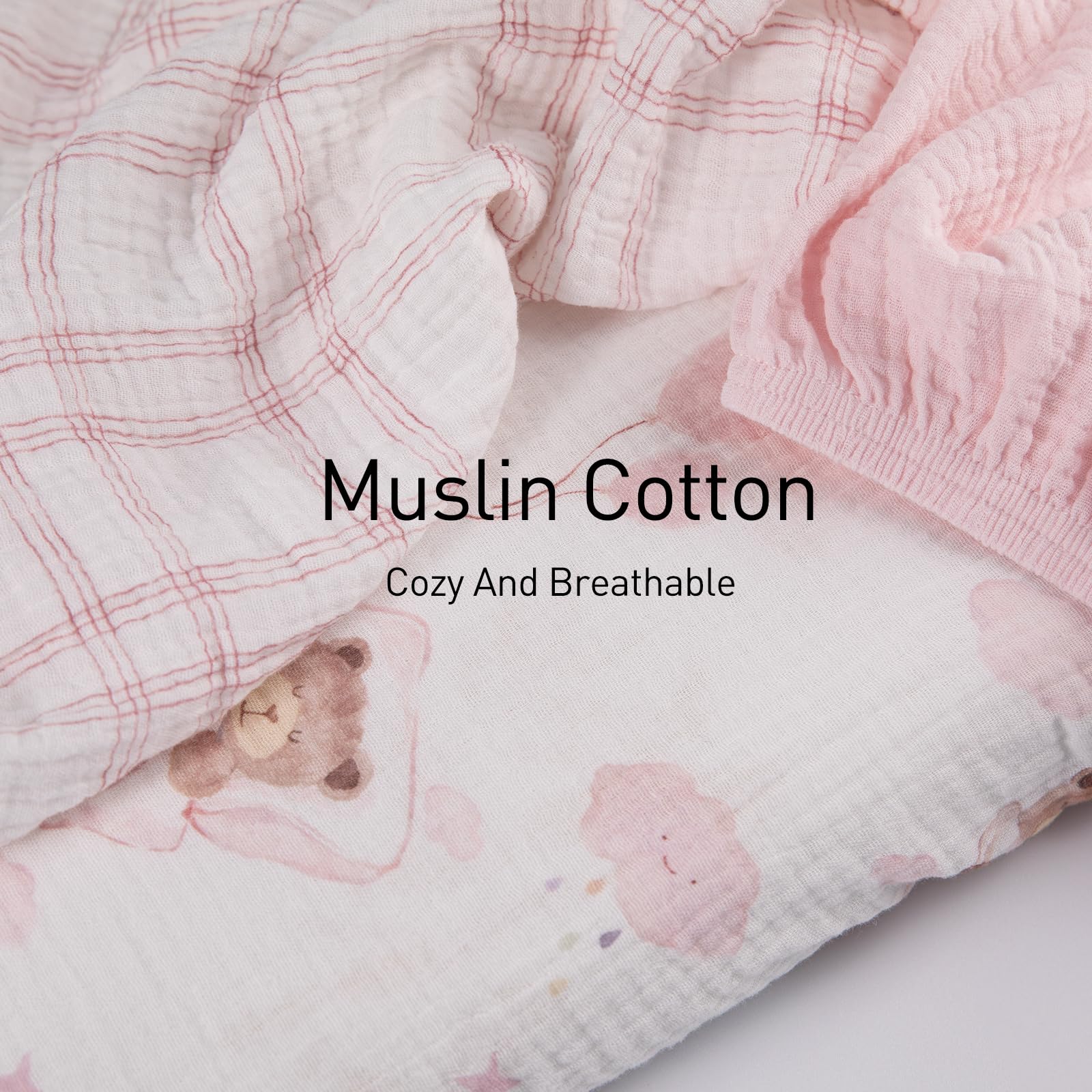 Elastic band ensures a secure, snug fit on various bassinet shapes