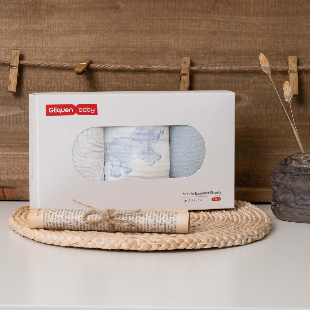 Gllquen Baby breathable cotton sheets support quick changes and nap-ready warmth.