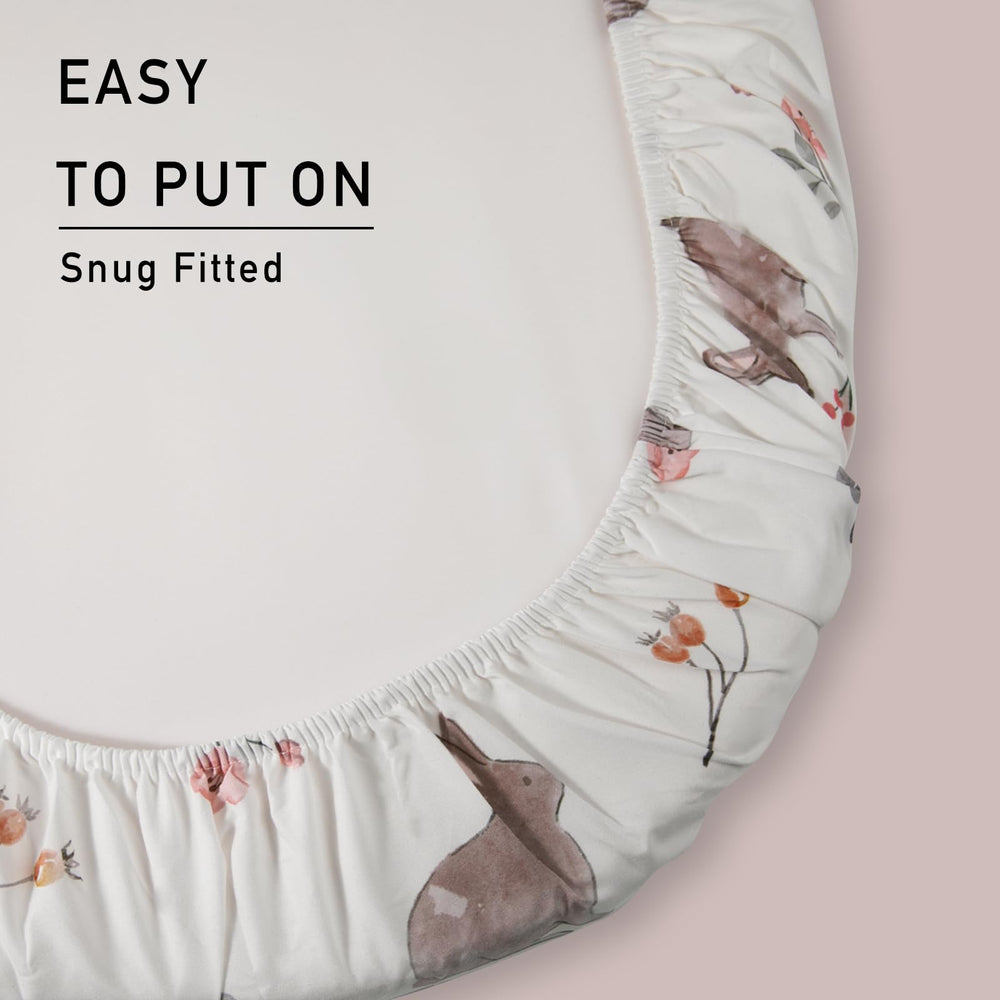 GLLQUEN BABY bassinet sheets quick-dry and machine washable