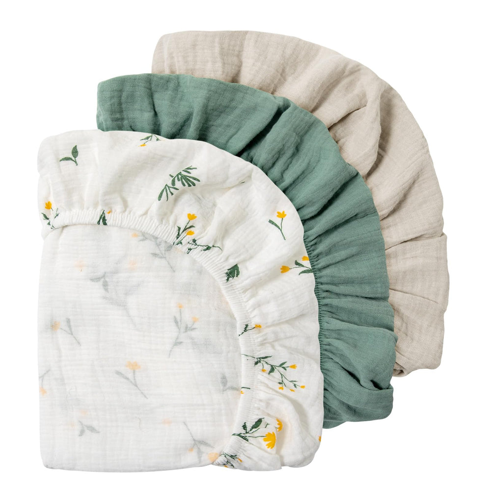 Gllquen Baby elastic-edge sheets stay securely in place