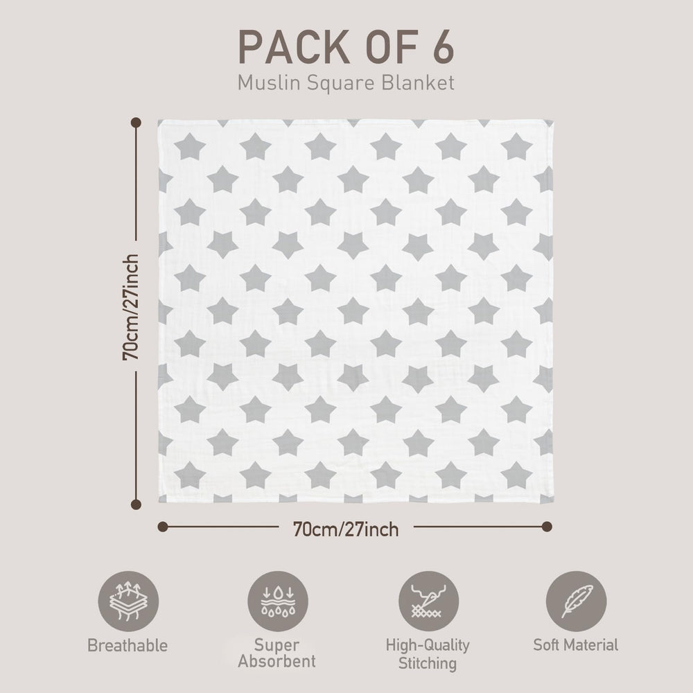 GLLQUEN BABY lightweight blanket stays cool in warm days and warm at night.