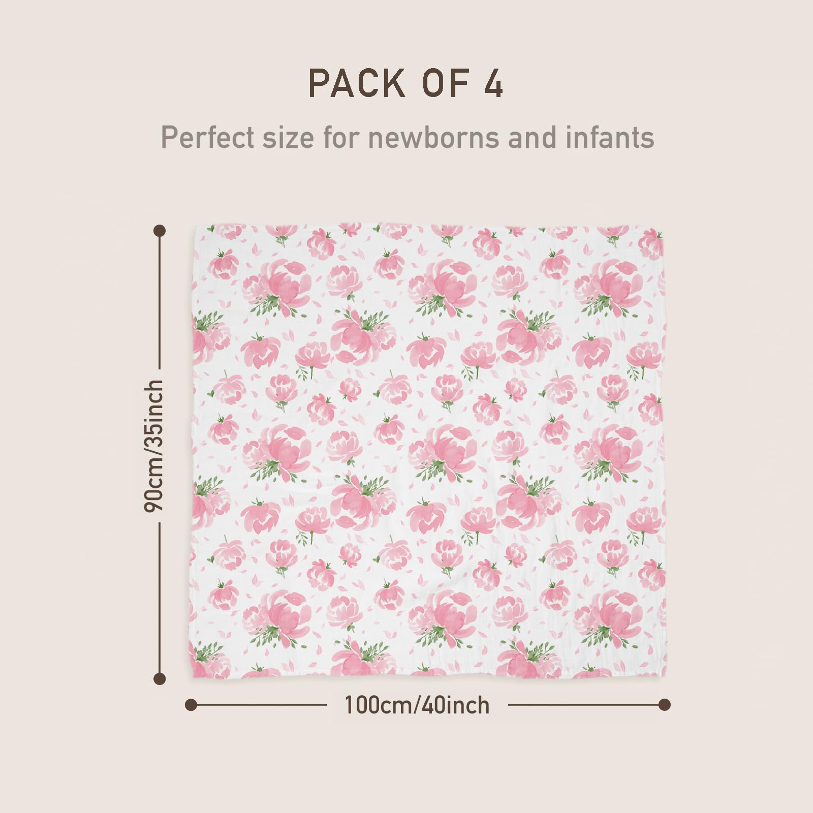 GLLQUEN BABY moisture-absorption swaddle for quick drying.