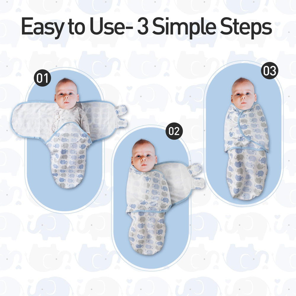 GLLQUEN BABY swaddle baby in nursery, promotes secure sleep environment.
