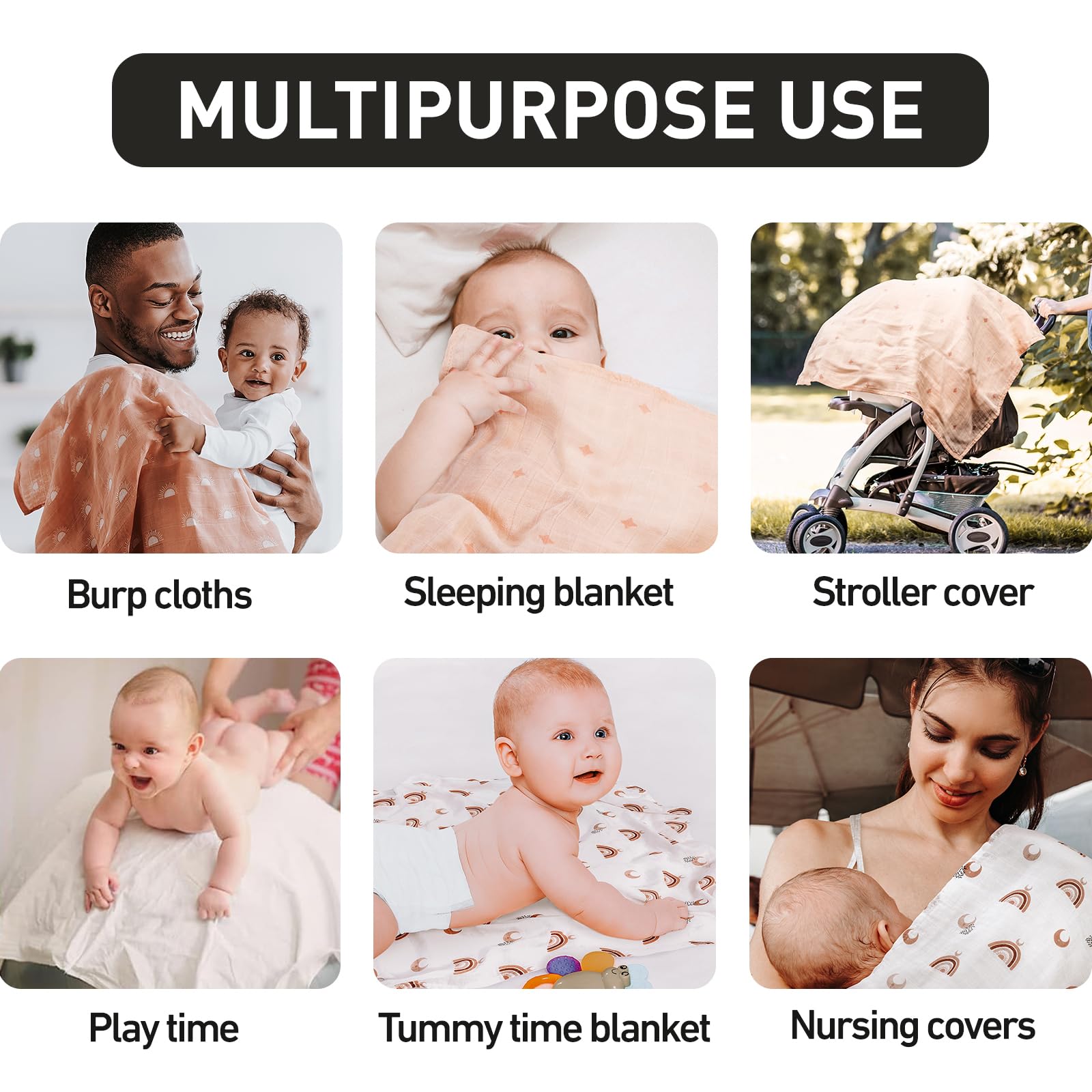 GLLQUEN BABY versatile uses nursing cover and sunshade