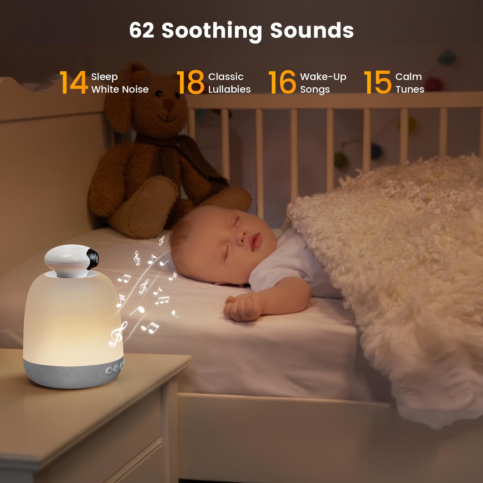Glocusent 4-in-1 baby care device doubles as a soothing sound machine
