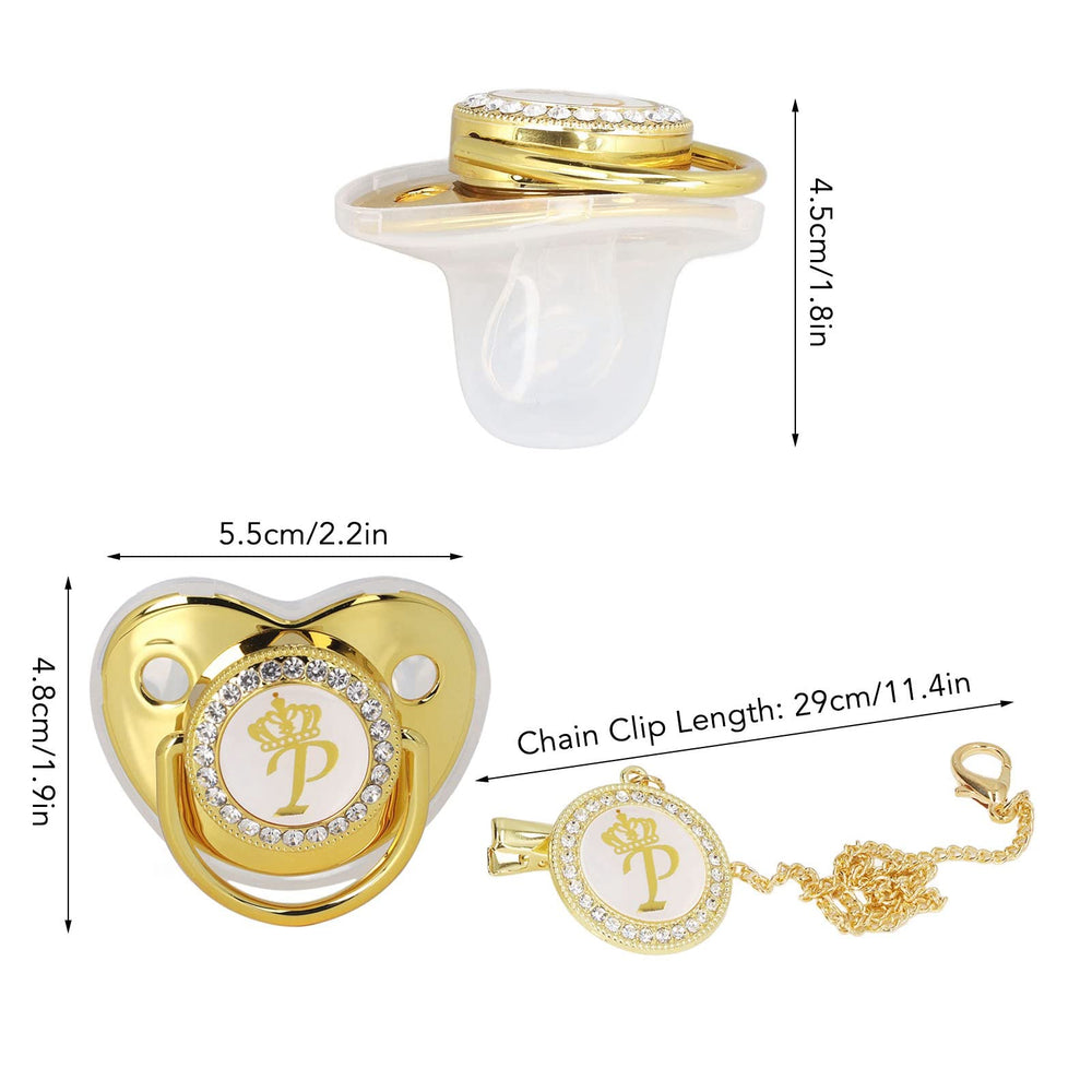 GLOGLOW crown-design pacifier sparks elegant, photogenic moments.