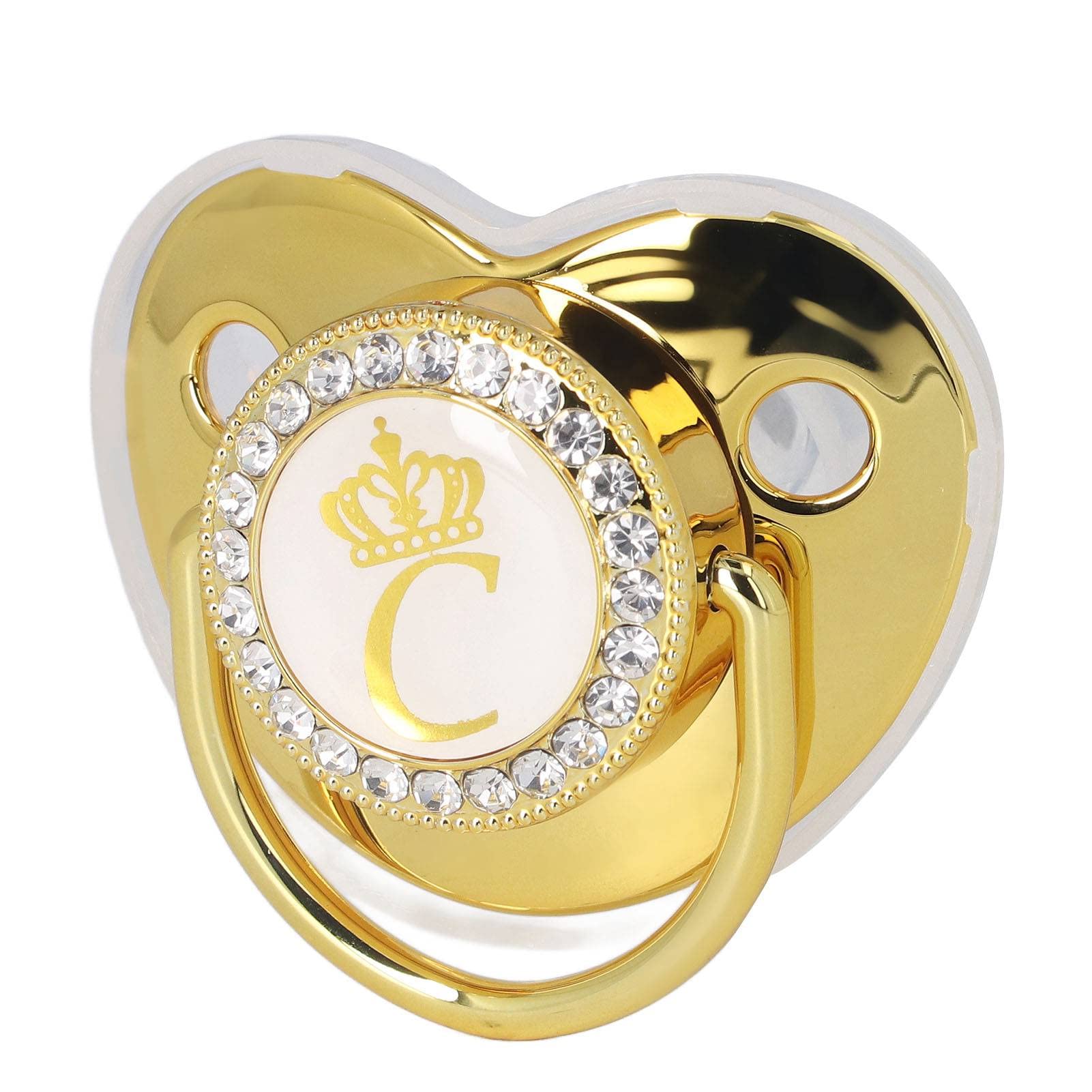 GLOGLOW Crown-shaped charm and letter pattern add delicate, stylish touch.