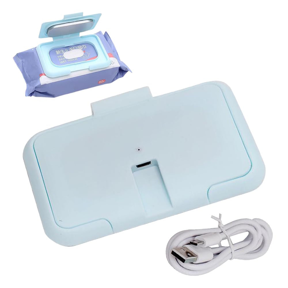 Glomora Baby Wipe Warmer front view shows compact home-friendly design.