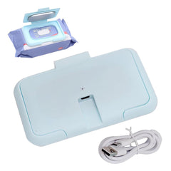 Glomora Baby Wipe Warmer front view shows compact home-friendly design.
