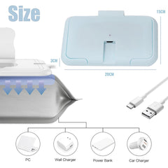 Glomora Wipe Warmer two-layer lid prevents evaporation.