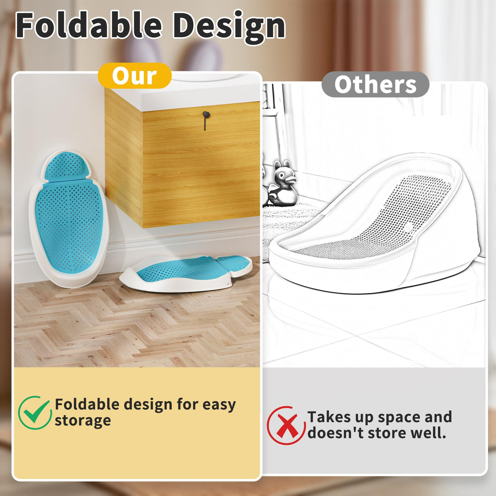 GloTika Bath Support suitable for newborns to 6 months, up to 20 lb.