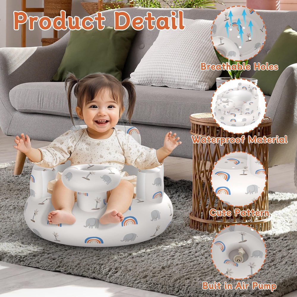 GloTika surface featuring elephant and rainbow pattern for engagement
