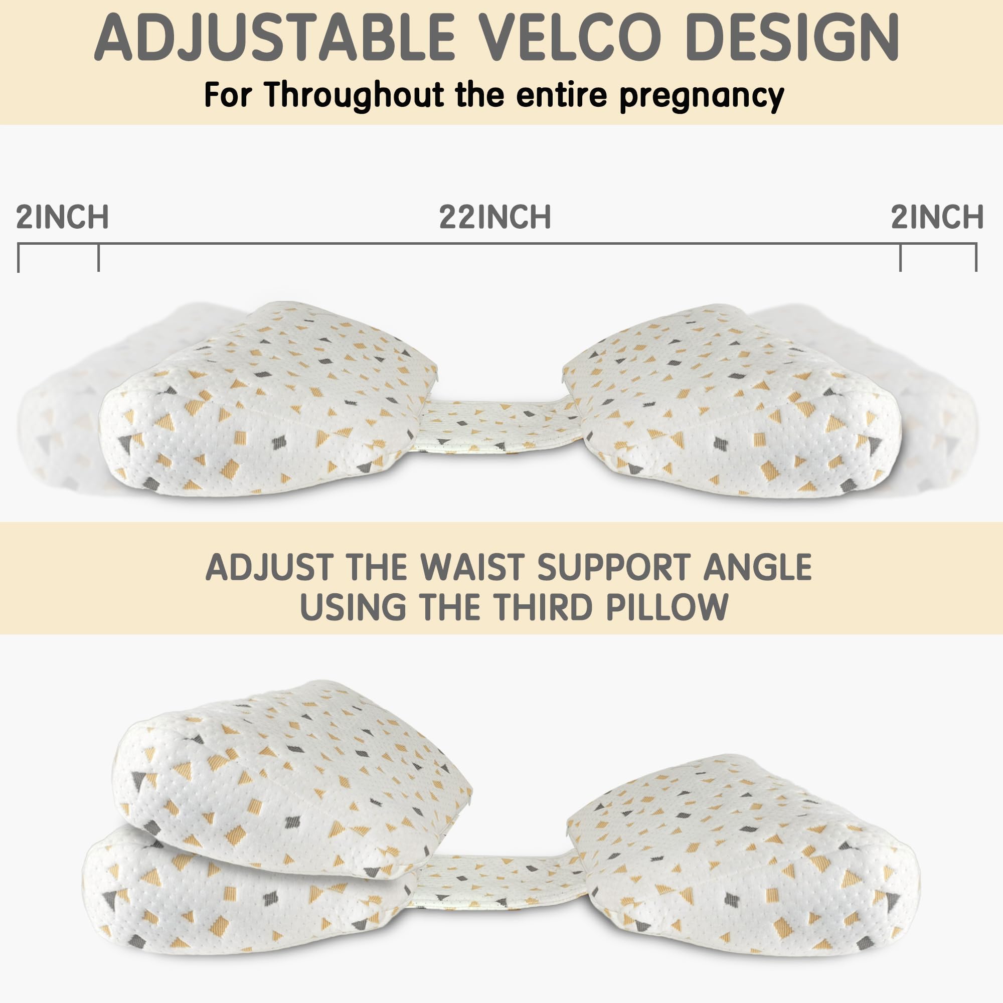 GloTika three-part design with Velcro for flexible positioning.