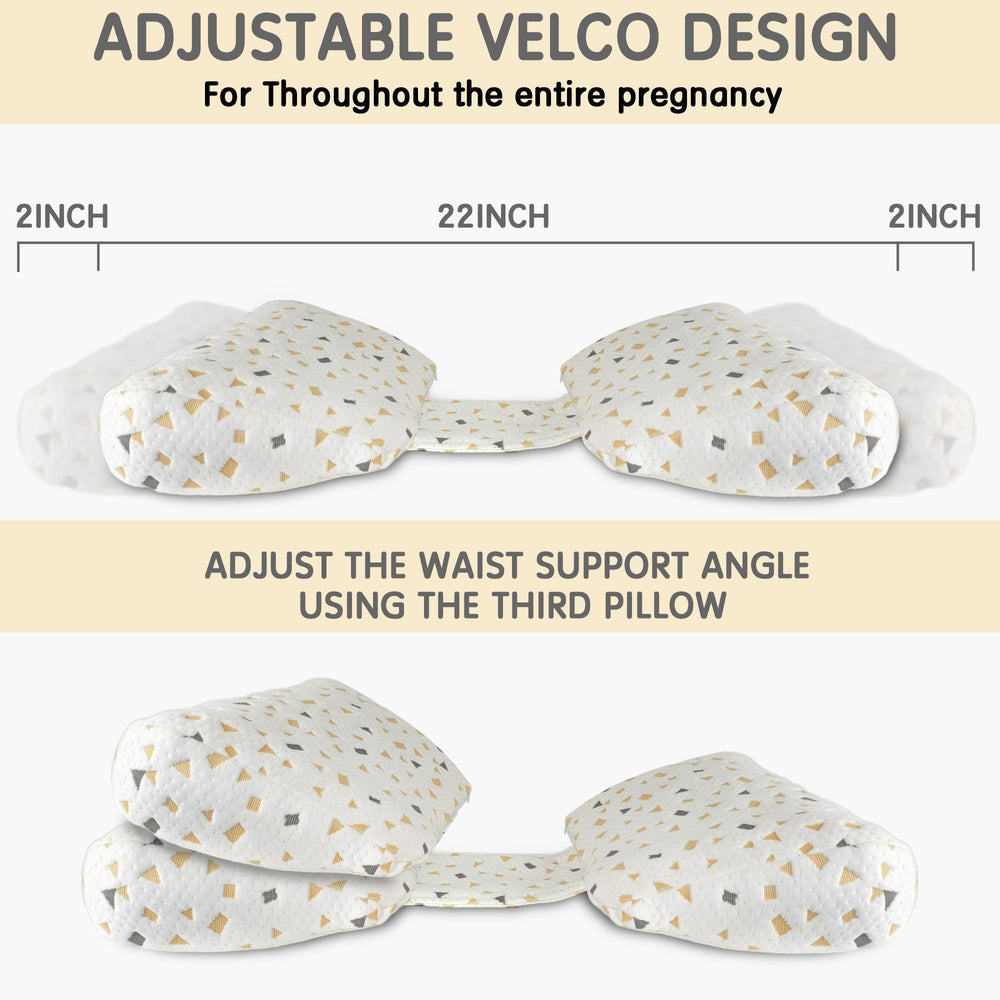 GloTika three-part design with Velcro for flexible positioning.