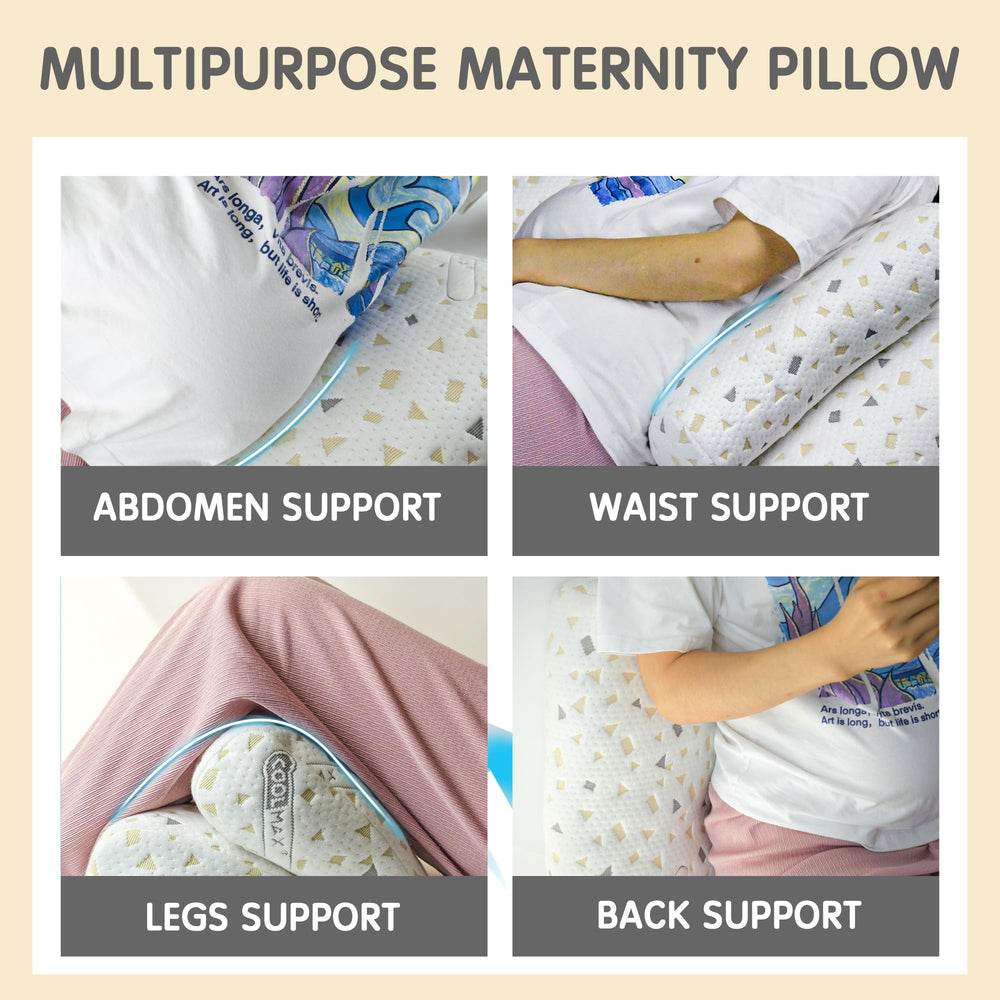 GloTika post-pregnancy body pillow ready for everyday use.