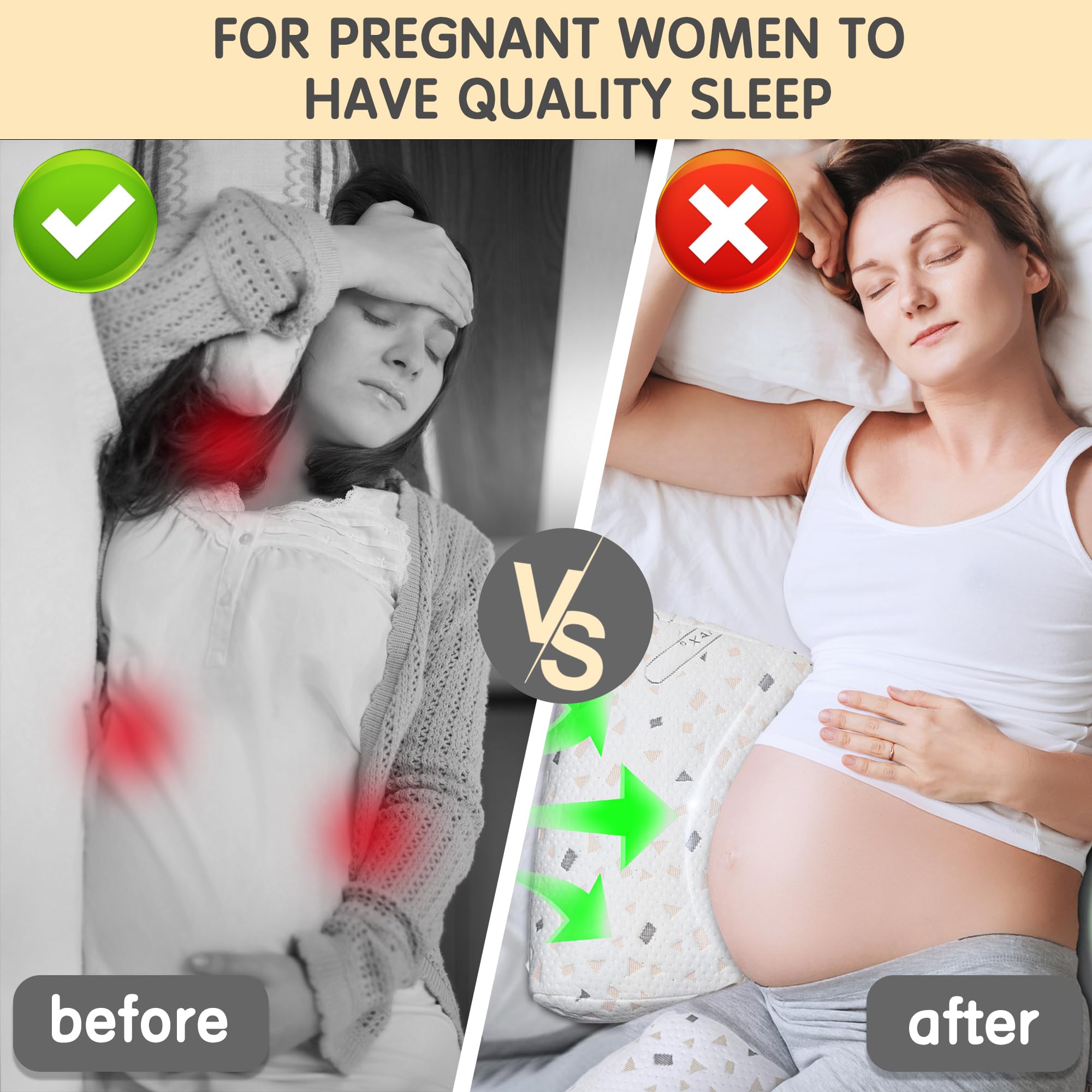 GloTika pillow used for nursing support and lounging after pregnancy.