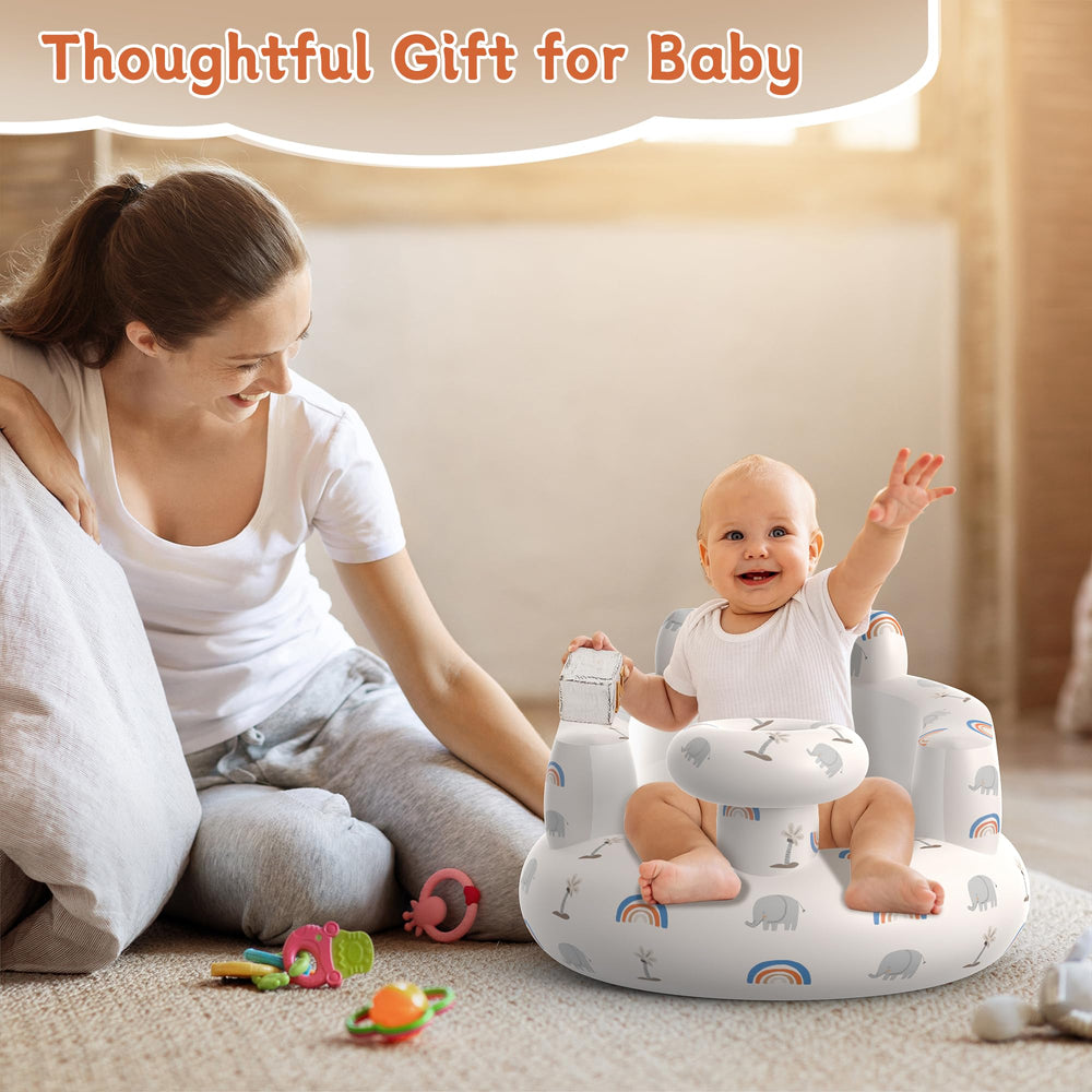 GloTika versatile baby seat for sitting, feeding, and play