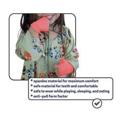 Breathable fabric texture keeping little hands cool during active days.